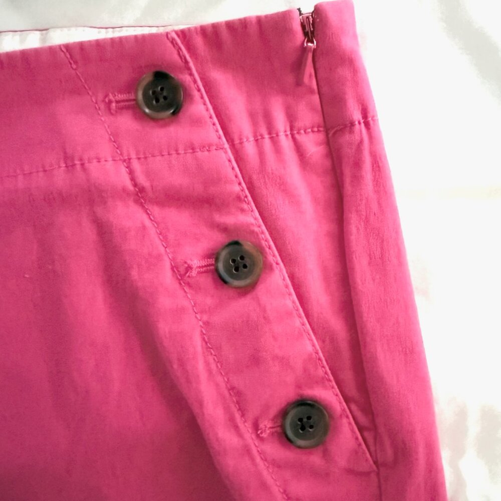 J. Crew Pink Stretch City Fit Shorts Size 6 - Picture 3 of 6